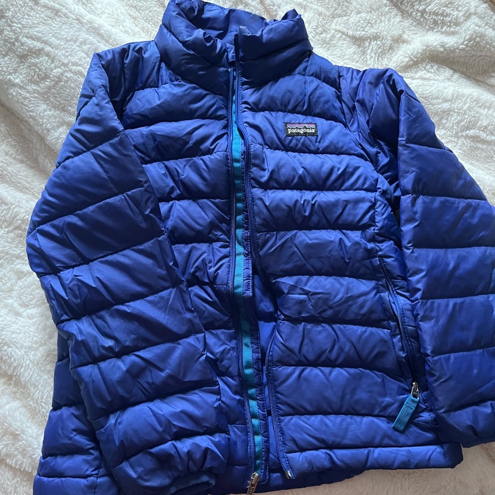 Patagonia girls down jacket size 8